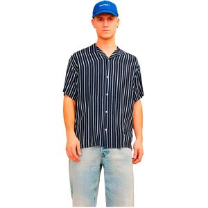 Jack & Jones Luke Aruba Resort Short Sleeve Shirt Sky Captain / Stripes Stripes XL Men Jack & Jones Luke Aruba Resort Short Sleeve Shirt Sky Captain / Stripes Stripes XL Men