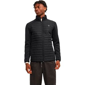 Jack & Jones Multi Quilted Jacket Black / Detail Set / In Sleeves S Men Jack & Jones Multi Quilted Jacket Black / Detail Set / In Sleeves S Men