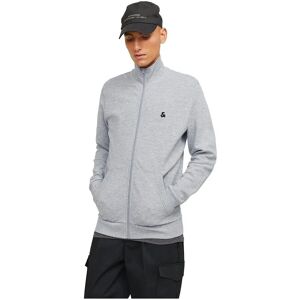 Jack & Jones Paulos Full Zip Sweatshirt Light Grey Melange XS Men Jack & Jones Paulos Full Zip Sweatshirt Light Grey Melange XS Men