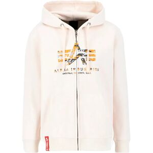 Alpha Industries Basic Full Zip Sweatshirt Jet Stream White M Men Alpha Industries Basic Full Zip Sweatshirt Jet Stream White M Men