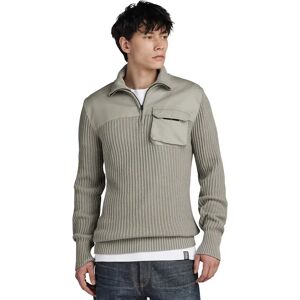 G-star Army Half Half Zip Sweater Elephant Skin M Men G-star Army Half Half Zip Sweater Elephant Skin M Men