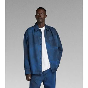 G-star Boxy Overshirt Sea Blue Vintage Denim Wash Gd L Men G-star Boxy Overshirt Sea Blue Vintage Denim Wash Gd L Men