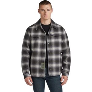 G-star Check Overshirt Raven Blur Check XL Men G-star Check Overshirt Raven Blur Check XL Men
