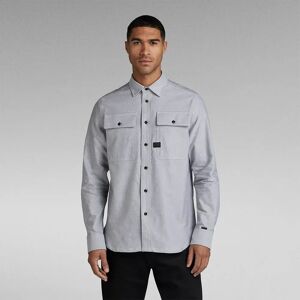 G-star Cpo Regular Fit Long Sleeve Shirt Correct Grey / White Oxford M Men G-star Cpo Regular Fit Long Sleeve Shirt Correct Grey / White Oxford M Men