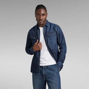 G-star D23616-d252 Slim Fit Long Sleeve Shirt Worn In Deep Sea XS Men G-star D23616-d252 Slim Fit Long Sleeve Shirt Worn In Deep Sea XS Men