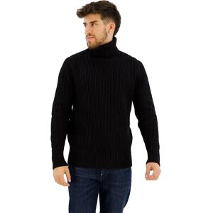 G-star Essential High Neck Sweater Dark Black S Men G-star Essential High Neck Sweater Dark Black S Men
