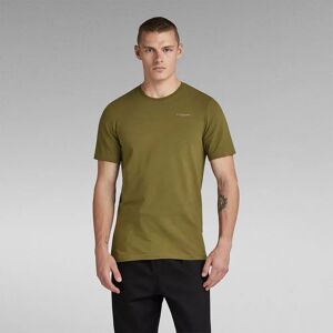 G-star Slim Base Short Sleeve T-shirt Dark Olive 2XL Men G-star Slim Base Short Sleeve T-shirt Dark Olive 2XL Men
