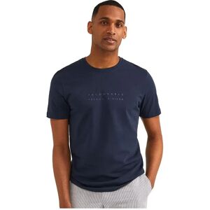 FaÇonnable Faco Fr Riv Short Sleeve T-shirt Marine Blue 2XL Men FaÇonnable Faco Fr Riv Short Sleeve T-shirt Marine Blue 2XL Men