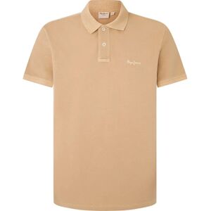 Pepe Jeans New Oliver Gd Short Sleeve Polo Khaki Beige 2XL Men Pepe Jeans New Oliver Gd Short Sleeve Polo Khaki Beige 2XL Men