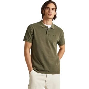 Pepe Jeans New Oliver Gd Short Sleeve Polo Military Green 2XL Men Pepe Jeans New Oliver Gd Short Sleeve Polo Military Green 2XL Men