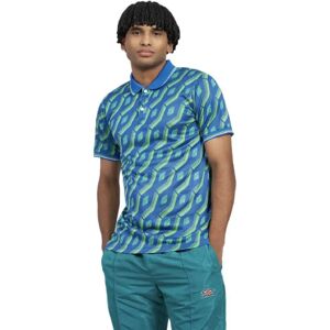 Umbro Jacquard Short Sleeve Polo Quetzal Green Multi M Men Umbro Jacquard Short Sleeve Polo Quetzal Green Multi M Men