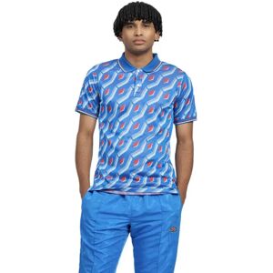 Umbro Jacquard Short Sleeve Polo Regal Blue Multi S Men Umbro Jacquard Short Sleeve Polo Regal Blue Multi S Men