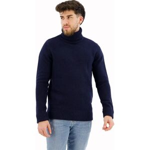 Superdry Merchant Roll Neck High Neck Sweater Dark Navy 2XL Men Superdry Merchant Roll Neck High Neck Sweater Dark Navy 2XL Men