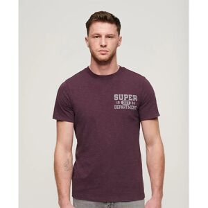 Superdry Athletic College Graphic Short Sleeve T-shirt Fig Purple Slub S Men Superdry Athletic College Graphic Short Sleeve T-shirt Fig Purple Slub S Men