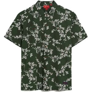Superdry Beach Short Sleeve Shirt Olive Blossom M Men Superdry Beach Short Sleeve Shirt Olive Blossom M Men