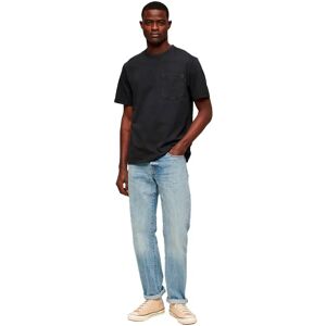 Superdry Contrast Stitch Pocket Short Sleeve T-shirt Washed Black 2XL Men Superdry Contrast Stitch Pocket Short Sleeve T-shirt Washed Black 2XL Men