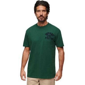 Superdry Embroidered Superstate Ath Logo Short Sleeve T-shirt Pine Green M Men Superdry Embroidered Superstate Ath Logo Short Sleeve T-shirt Pine Green M Men