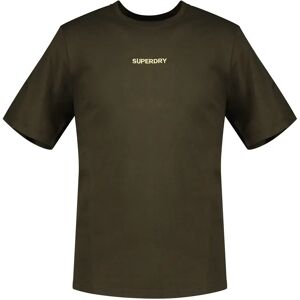 Superdry Micro Logo Graphic Loose Short Sleeve T-shirt Army Khaki L Men Superdry Micro Logo Graphic Loose Short Sleeve T-shirt Army Khaki L Men