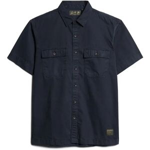 Superdry Military Short Sleeve Shirt Eclipse Navy 2XL Men Superdry Military Short Sleeve Shirt Eclipse Navy 2XL Men