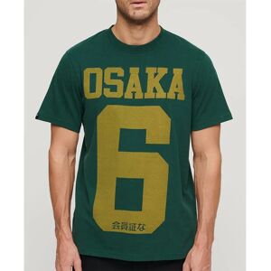 Superdry Osaka Graphic Short Sleeve T-shirt Bengreen Marl S Men Superdry Osaka Graphic Short Sleeve T-shirt Bengreen Marl S Men