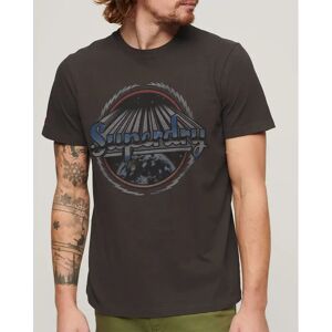 Superdry Rock Graphic Band Short Sleeve T-shirt Carbon Grey 2XL Men Superdry Rock Graphic Band Short Sleeve T-shirt Carbon Grey 2XL Men