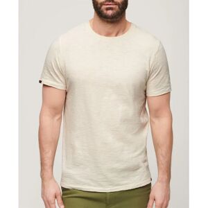 Superdry Slub Short Sleeve T-shirt Oat Cream Marl XL Men Superdry Slub Short Sleeve T-shirt Oat Cream Marl XL Men