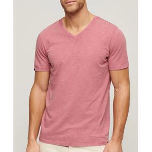 Superdry Slub Short Sleeve V Neck T-shirt Mesa Rose Pink S Men Superdry Slub Short Sleeve V Neck T-shirt Mesa Rose Pink S Men