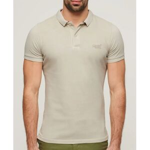 Superdry Vint Destroy Short Sleeve Polo Light Stone Beige 2XL Men Superdry Vint Destroy Short Sleeve Polo Light Stone Beige 2XL Men