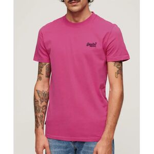 Superdry Vintage Logo Embroidered Short Sleeve T-shirt Echo Pink M Men Superdry Vintage Logo Embroidered Short Sleeve T-shirt Echo Pink M Men
