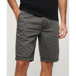 Superdry Vintage Officer Chino Shorts Washed Grey 28 Men Superdry Vintage Officer Chino Shorts Washed Grey 28 Men