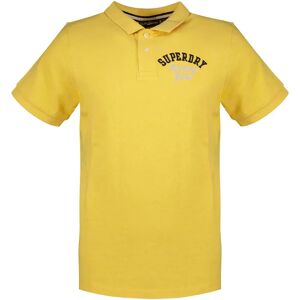 Superdry Vintage Superstate Short Sleeve Polo Canary Yellow Marl 2XL Men Superdry Vintage Superstate Short Sleeve Polo Canary Yellow Marl 2XL Men