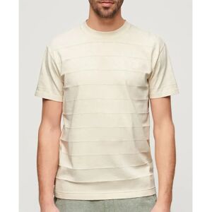 Superdry Vintage Texture Short Sleeve T-shirt White Sand 2XL Men Superdry Vintage Texture Short Sleeve T-shirt White Sand 2XL Men