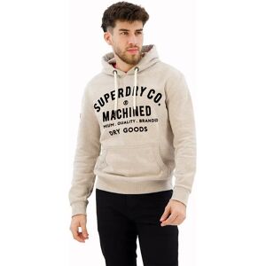 Superdry Workwear Flock Graphic Hoodie Lavin Beige Marl XL Men Superdry Workwear Flock Graphic Hoodie Lavin Beige Marl XL Men