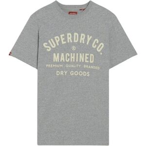 Superdry Workwear Flock Graphic Short Sleeve T-shirt Ash Grey Marl L Men Superdry Workwear Flock Graphic Short Sleeve T-shirt Ash Grey Marl L Men