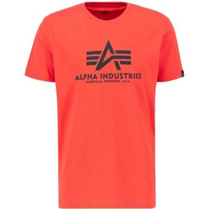 Alpha Industries Basic Short Sleeve T-shirt Radiant Red L Men Alpha Industries Basic Short Sleeve T-shirt Radiant Red L Men