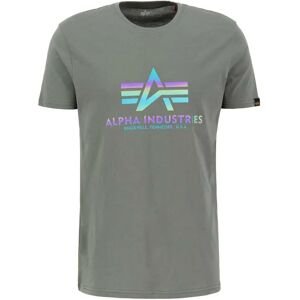 Alpha Industries Basic T Rainbow Short Sleeve T-shirt Vintage Green 3XL Men Alpha Industries Basic T Rainbow Short Sleeve T-shirt Vintage Green 3XL Men