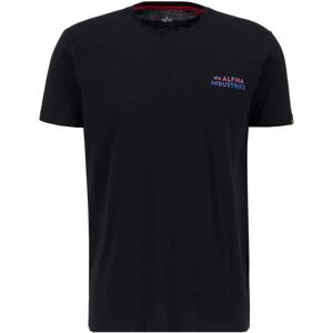 Alpha Industries Holographic Sl T Short Sleeve T-shirt Black M Men Alpha Industries Holographic Sl T Short Sleeve T-shirt Black M Men