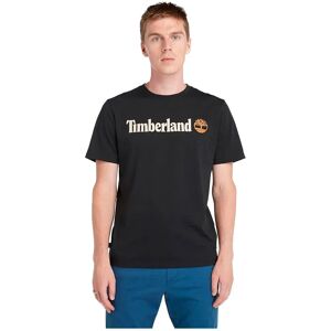 Timberland Kennebec River Linear Logo Short Sleeve T-shirt Black M Men Timberland Kennebec River Linear Logo Short Sleeve T-shirt Black M Men