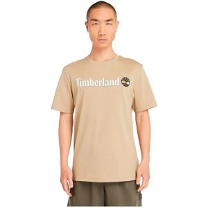 Timberland Kennebec River Linear Logo Short Sleeve T-shirt Lemon Pepper M Men Timberland Kennebec River Linear Logo Short Sleeve T-shirt Lemon Pepper M Men