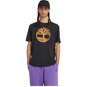 Timberland Kennebec River Tree Logo Short Sleeve T-shirt Black / Wheat Boot 2XL Men Timberland Kennebec River Tree Logo Short Sleeve T-shirt Black / Wheat Boot 2XL Men