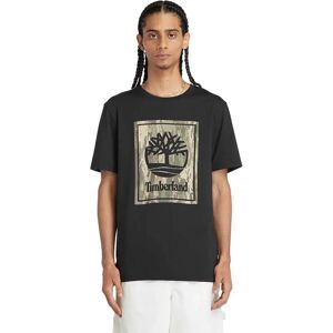 Timberland Stack Logo Camo Short Sleeve T-shirt Black M Men Timberland Stack Logo Camo Short Sleeve T-shirt Black M Men