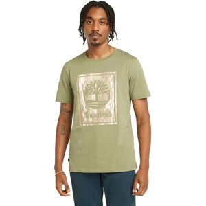 Timberland Stack Logo Camo Short Sleeve T-shirt Cassel Earth M Men Timberland Stack Logo Camo Short Sleeve T-shirt Cassel Earth M Men