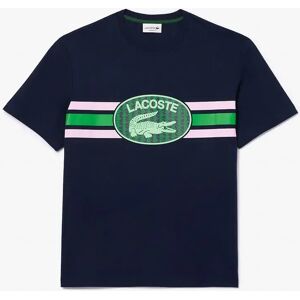 Lacoste Th1415 Short Sleeve T-shirt Blue Navy / Gelato / Oseille M Men Lacoste Th1415 Short Sleeve T-shirt Blue Navy / Gelato / Oseille M Men