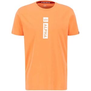 Industries Alpha Short Sleeve T-shirt Tangerine M Men Industries Alpha Short Sleeve T-shirt Tangerine M Men