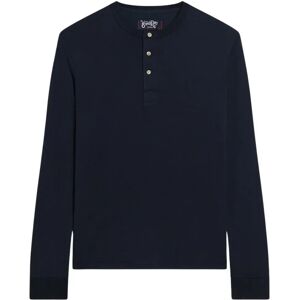 Superdry Merchant Grandad Long Sleeve T-shirt Eclipse Navy S Men Superdry Merchant Grandad Long Sleeve T-shirt Eclipse Navy S Men