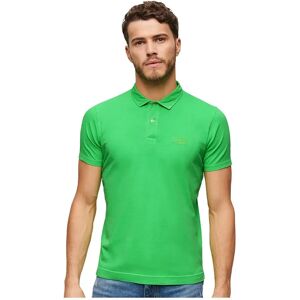 Superdry Essential Logo Neon Short Sleeve Polo Dry Fluro Lime 2XL Men Superdry Essential Logo Neon Short Sleeve Polo Dry Fluro Lime 2XL Men