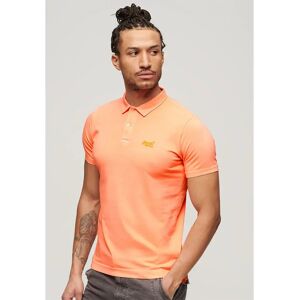 Superdry Essential Logo Neon Short Sleeve Polo Dry Fluro Orange L Men Superdry Essential Logo Neon Short Sleeve Polo Dry Fluro Orange L Men