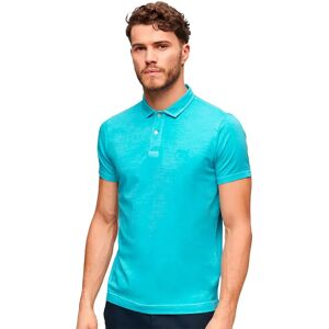 Superdry Essential Logo Neon Short Sleeve Polo Neon Sky Blue 2XL Men Superdry Essential Logo Neon Short Sleeve Polo Neon Sky Blue 2XL Men