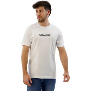 Calvin Klein Flock Logo Short Sleeve T-shirt Bright White L Men Calvin Klein Flock Logo Short Sleeve T-shirt Bright White L Men