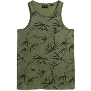 Superdry Vintage Overdye Printed Sleeveless T-shirt Surplus Goods Olive Green 2XL Men Superdry Vintage Overdye Printed Sleeveless T-shirt Surplus Goods Olive Green 2XL Men